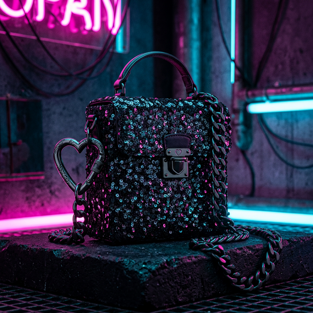Cyber Sequin Bag
